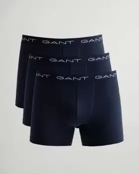 Image of GANT Men 3 Pack Boxer Briefs (L) Blue