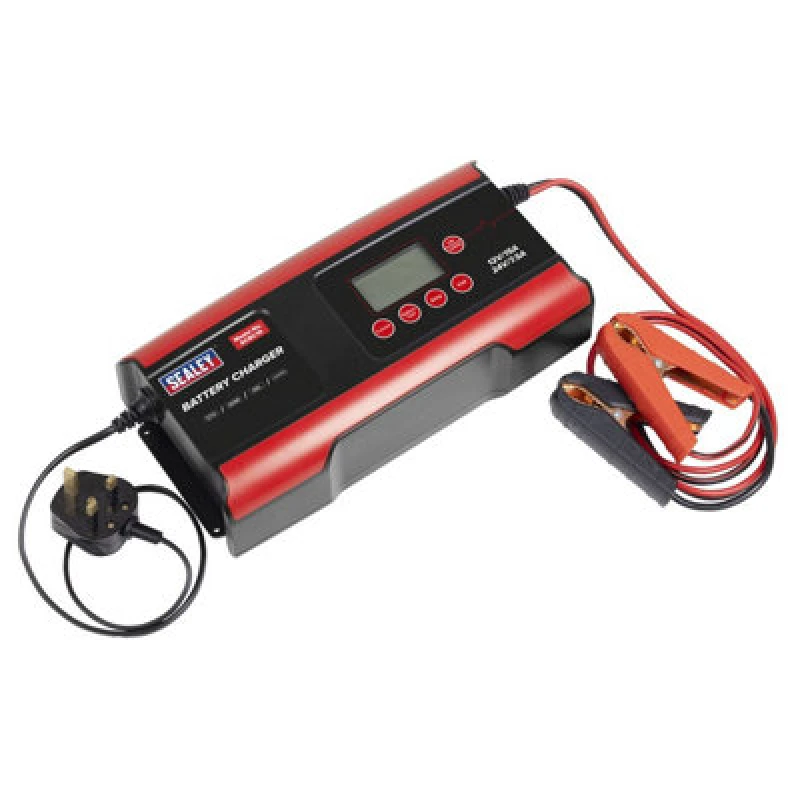 Image of Sealey SCBC15 Compact Smart Battery Charger and Maintainer SCBC15 Output Voltage: 12v or 24v