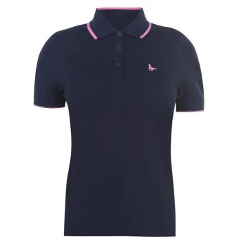 image of Jack Wills Mayflower Tipped Polo - Navy