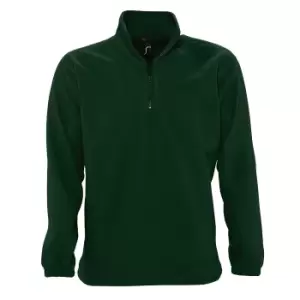 Image of SOLS Ness Unisex Zip Neck Anti-Pill Fleece Top (3XL) (Forest Green)