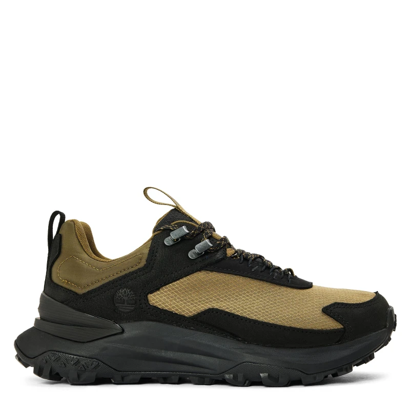 Image of Timberland Mens Motion Access Lace Up Waterproof Low-Top Trainers Black/Olive male 6.5 (40)