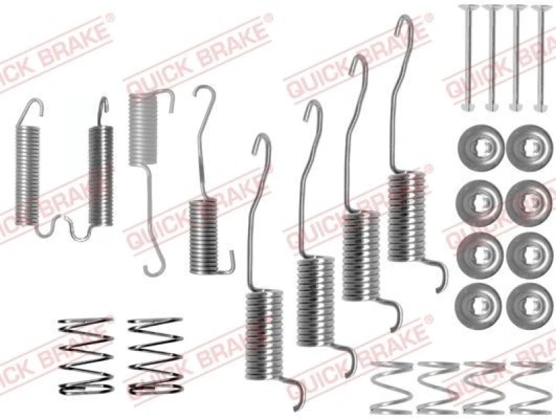 Image of QUICK BRAKE Brake shoe fitting kit QUICK BRAKE 105-0776