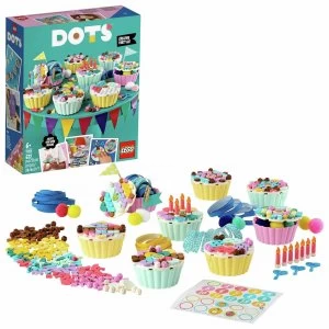 image of LEGO DOTS Creative Party Kit Birthday Cupcakes Set 41926