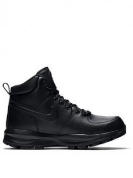Image of Nike Manoa Leather Boot, Black, Size 10, Men