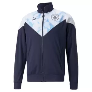 Puma MCFC Icon Track Jacket Unisex Adults - Blue