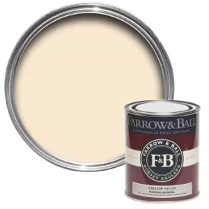 image of Farrow & Ball Modern Eggshell Paint Tallow - 750ml