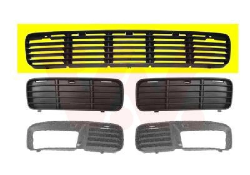 Image of VAN WEZEL Bumper grill VAN WEZEL 5826590
