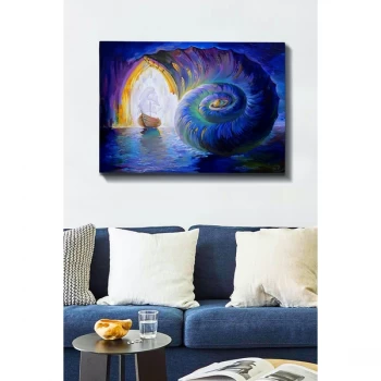 Image of Kanvas Tablo (70 x 100) - 126 Multicolor Decorative Canvas Painting