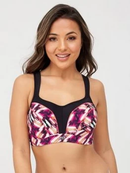 image of Panache Wired Sports Bra - Multi, Size 30G, Women