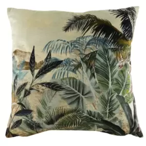 image of Kibale Tropical Cushion Multicolour, Multicolour / 43 x 43cm / Polyester Filled