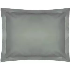 Image of Belledorm 200 Thread Count 100% Egyptian Cotton Oxford Pillow Case, Slate