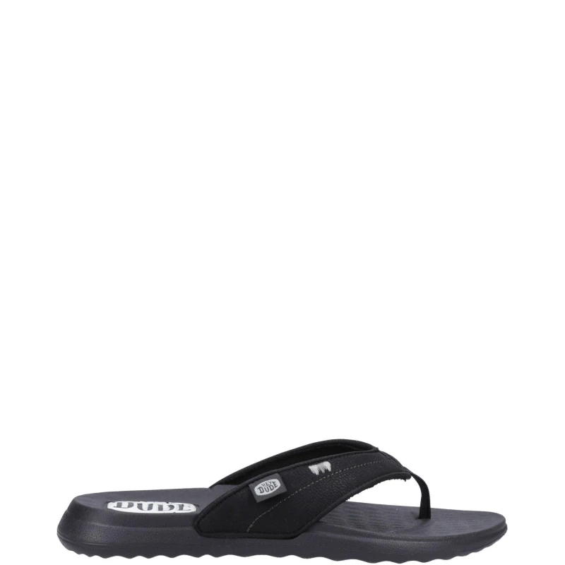Image of HEYDUDE Christi Flip Classic Sandal Black female 4 (37)