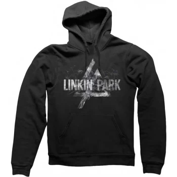 image of Linkin Park - Smoke Logo Unisex Medium Hoodie - Black