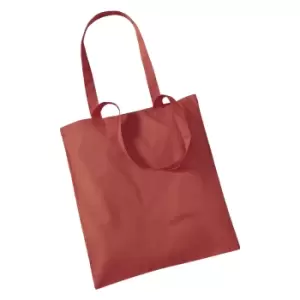 image of Westford Mill Promo Bag For Life - 10 Litres (One Size) (Orange Rust)