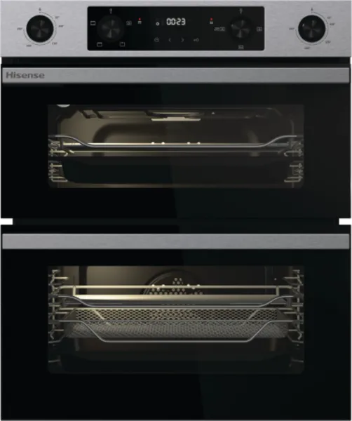 Image of Hisense BUD714221AX BUD714221AX Built In Double Oven - Brushed Steel Hisense BUD714221AX