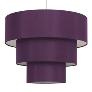 Image of Vermont 3 Tiered Pendant Shade in Purple