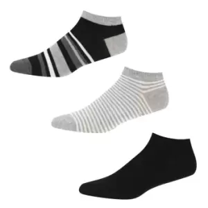 image of DKNY Willow Liner 3 Pack of Socks Womens - Multi