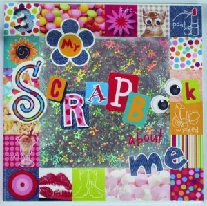 Image of My Scrapbook about Me by Jane Horne Hardback