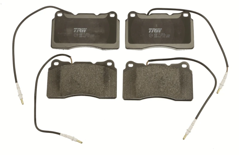 Image of TRW GDB1431 Brake pad set incl. wear warning contact Brake Pad Set,disc brake (402)