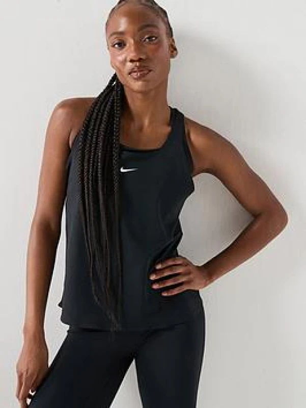 Image of Nike Womens Performance Gym Vest - Black Female 8
