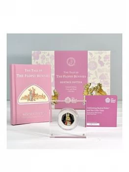 Image of Royal Mint Peter Rabbit The Flopsy Bunnies 50P Coin & Book Set