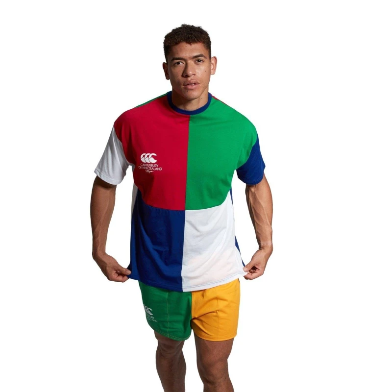 Image of Canterbury Harlequins Short Sleeve T-Shirt 2023 2024 - Multi Multi S