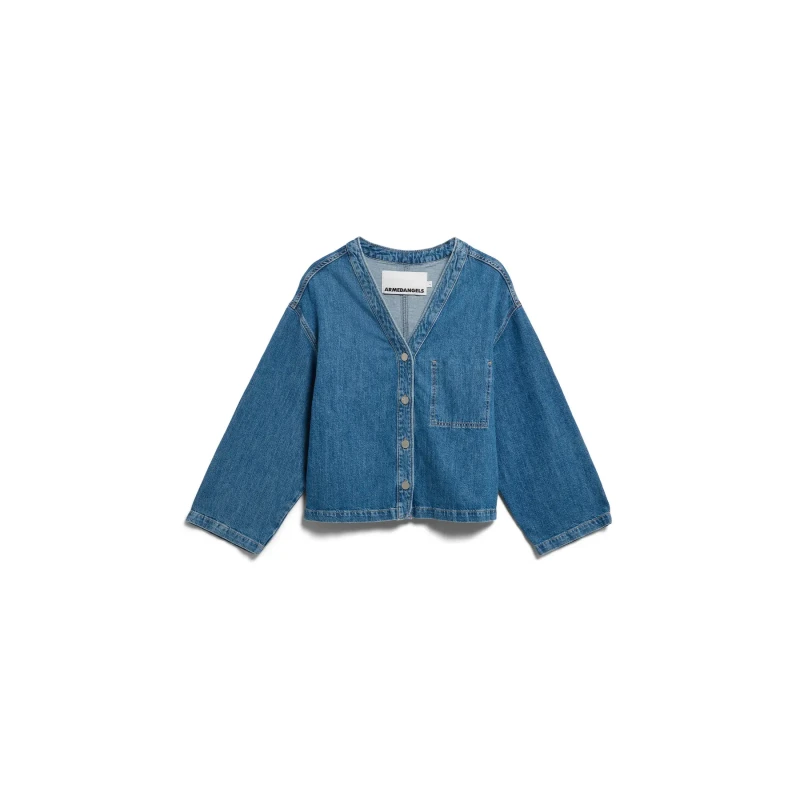 Image of ARMEDANGELS Womens denim jacket Armedangels Bleu Female M