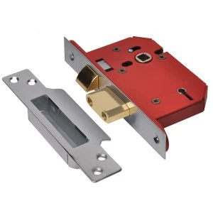 Image of Union StrongBOLT 2205S 5 Lever Mortice Sashlock Stainless Steel 81mm 3" Visi