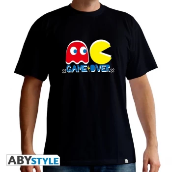 Image of Pac-Man - Game Over Mens Large T-Shirt - Black