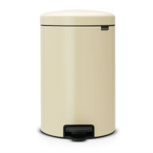 image of Brabantia 20L NewIcon Pedal Bin - Almond