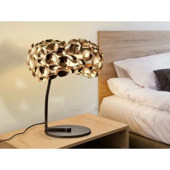 image of Schuller Narisa - 3 Light Table Lamp Gold, Brown, G9