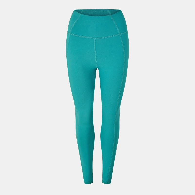 Image of Columbia Boundlless Trek Leggings Womens Teal female 10 (S)