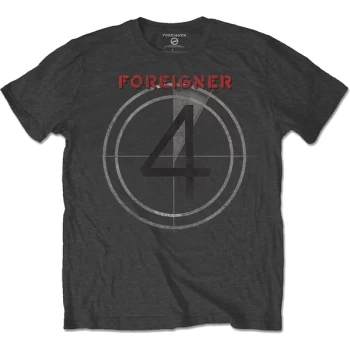 Image of Foreigner - 4 Unisex Large T-Shirt - Grey