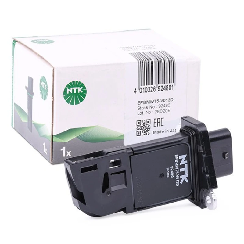 Image of Mass air flow sensor NGK 92480