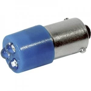 Image of LED bulb BA9s Blue 24 Vdc 24 V AC 780 mcd CML