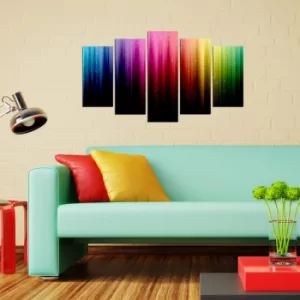 Image of 5MX-56 Multicolor Decorative MDF Painting (5 Pieces)