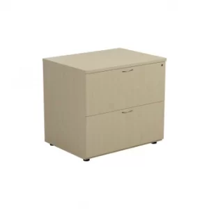 image of MAPLE DESK HIGH 2 DRAWER SIDE FILER