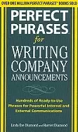 Image of perfect phrases for writing company announcements hundreds of ready to use