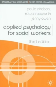Image of Applied Psychology for Social Workers by Paula Nicolson Paperback