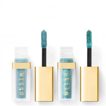 image of Stila Double Dip Duo Liquid Eye Shadows 2.25ml (Various Shades) - Beach Wave