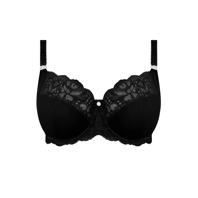 Image of Fantasie Womens Reflect Side Support Bra in Black Size: 40E Black Female 40E