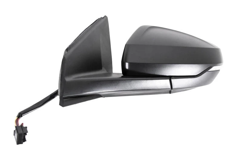 Image of PRASCO VG0257324 Wing mirror Left, black, Electric, Aspherical Outside Mirror (50)