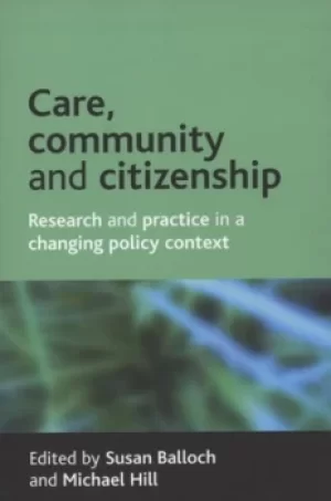 Image of Care community and citizenship by Susan Balloch