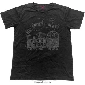 Image of Pink Floyd - Emily Vintage Unisex Large T-Shirt - Black