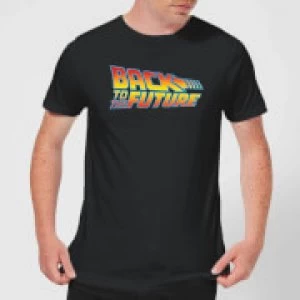 Image of Back To The Future Classic Logo T-Shirt - Black