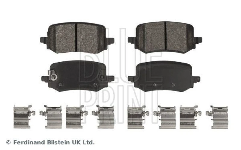 Image of Blue PRINT Brake pad set Blue PRINT ADBP420142