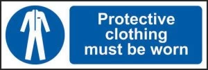 image of Protective clothing must be worn Sign