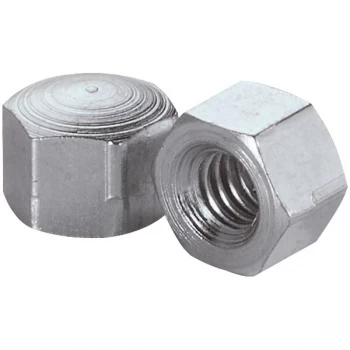 Image of Toolcraft 194782 Low Form Domed Cap Nuts DIN 917 Galvanized Steel ...