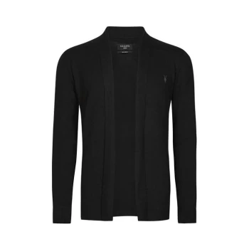 image of AllSaints Mode Merino Open Cardigan - Black