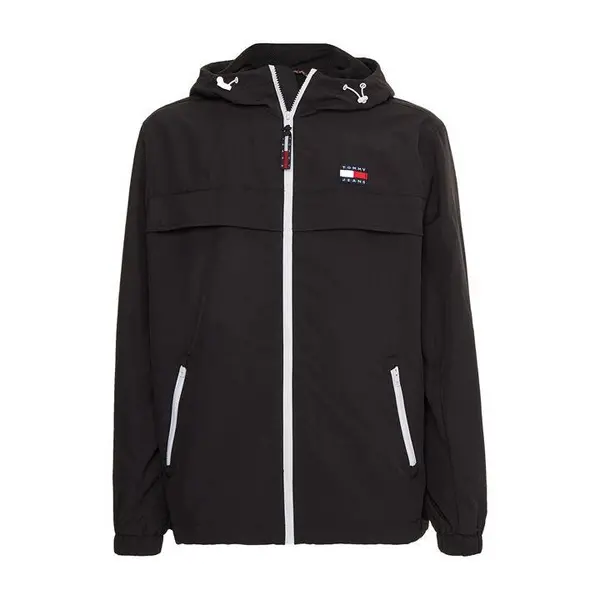 Image of Tommy Jeans Chicago Windbreaker - Black M